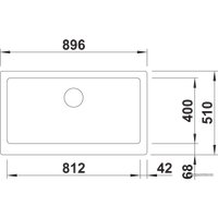 Кухонная мойка Blanco Vintera XL 9-UF 526109 (бетон)