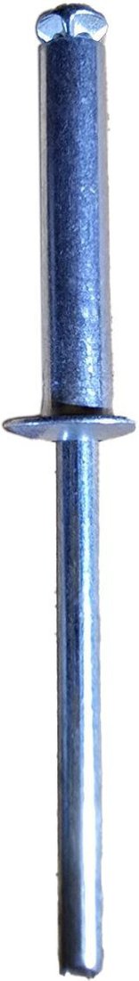Заклепка вытяжная Masterfix AL/ST 4.8x25.0 взрывная (250 шт)