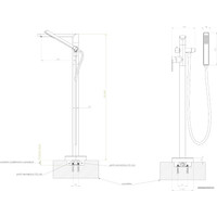 Смеситель Deante Alpinia BGA 017M