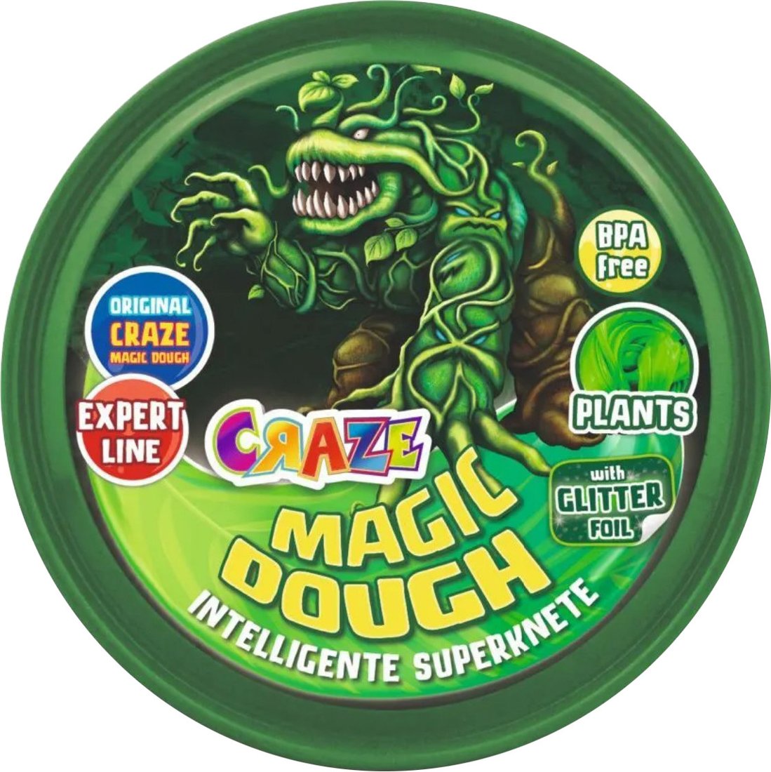 

Тесто для лепки Craze Magic Dough Попрыгунчик Растение 34903.B (зеленый)