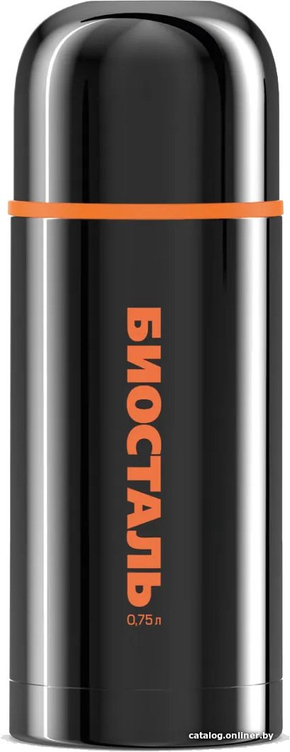 Термос БИОСТАЛЬ Спорт NBP-750C Black