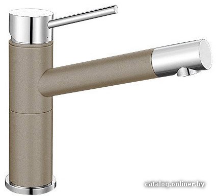 Смеситель Blanco Alta Compact Silgranit (серый беж) [517633]
