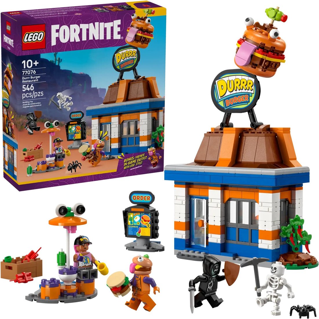 

Конструктор LEGO Fortnite 77076 Ресторан Durrr Burger