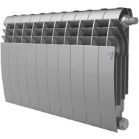 Биметаллический радиатор Royal Thermo BiLiner 350 Silver Satin VR (10 секций)