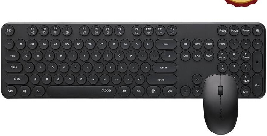 Офисный набор Rapoo X260S (черный)