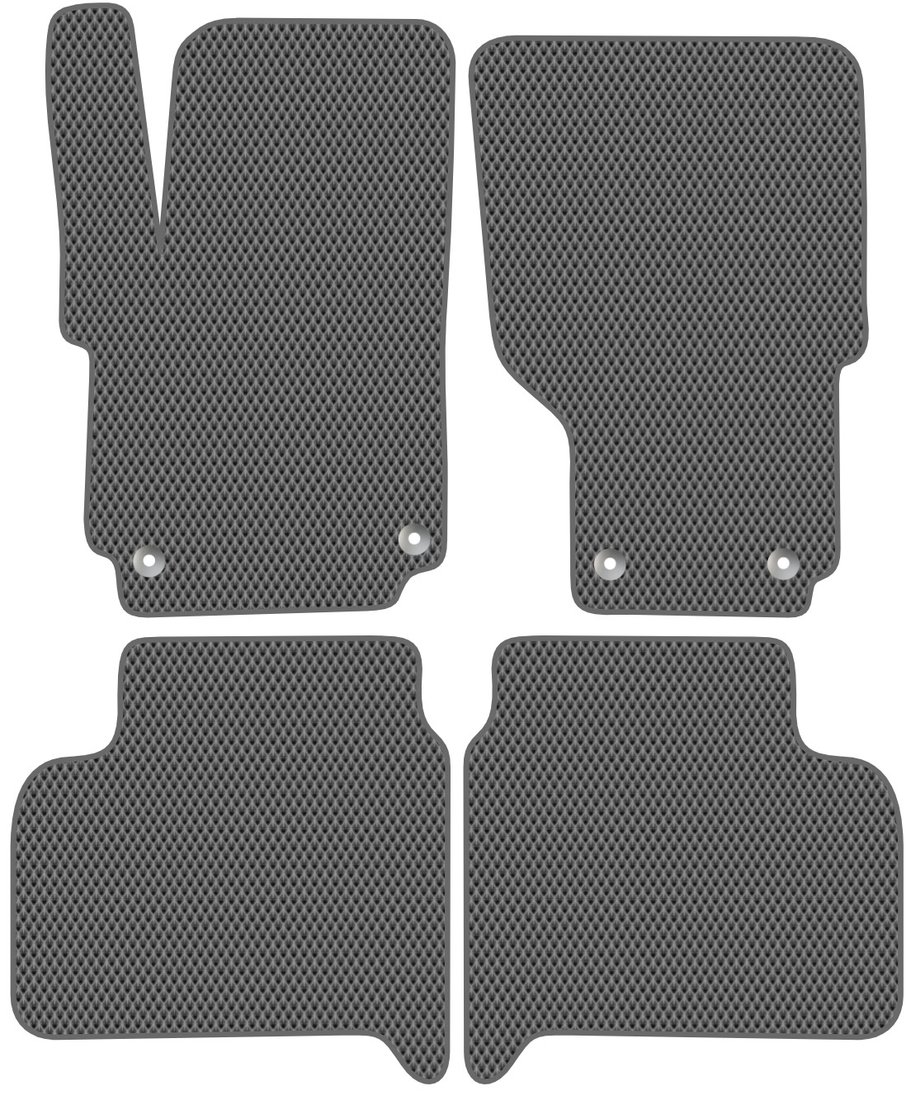 

Комплект ковриков для авто Alicosta Volkswagen Amarok (пикап) 2010 - Н.В. (серый, ромб)