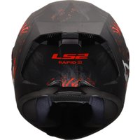 Мотошлем LS2 FF820 Rapid III Kalju II (3XL, черный/красный/белый)