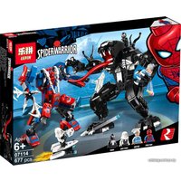 Конструктор Lepin 07114 Spider-Man Mech vs. Venom Mech