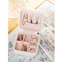 Шкатулка для украшений Joli Angel Адель SR-720 (белый/экокожа)