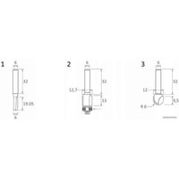 Набор фрез Makita D-70459 (3 шт)