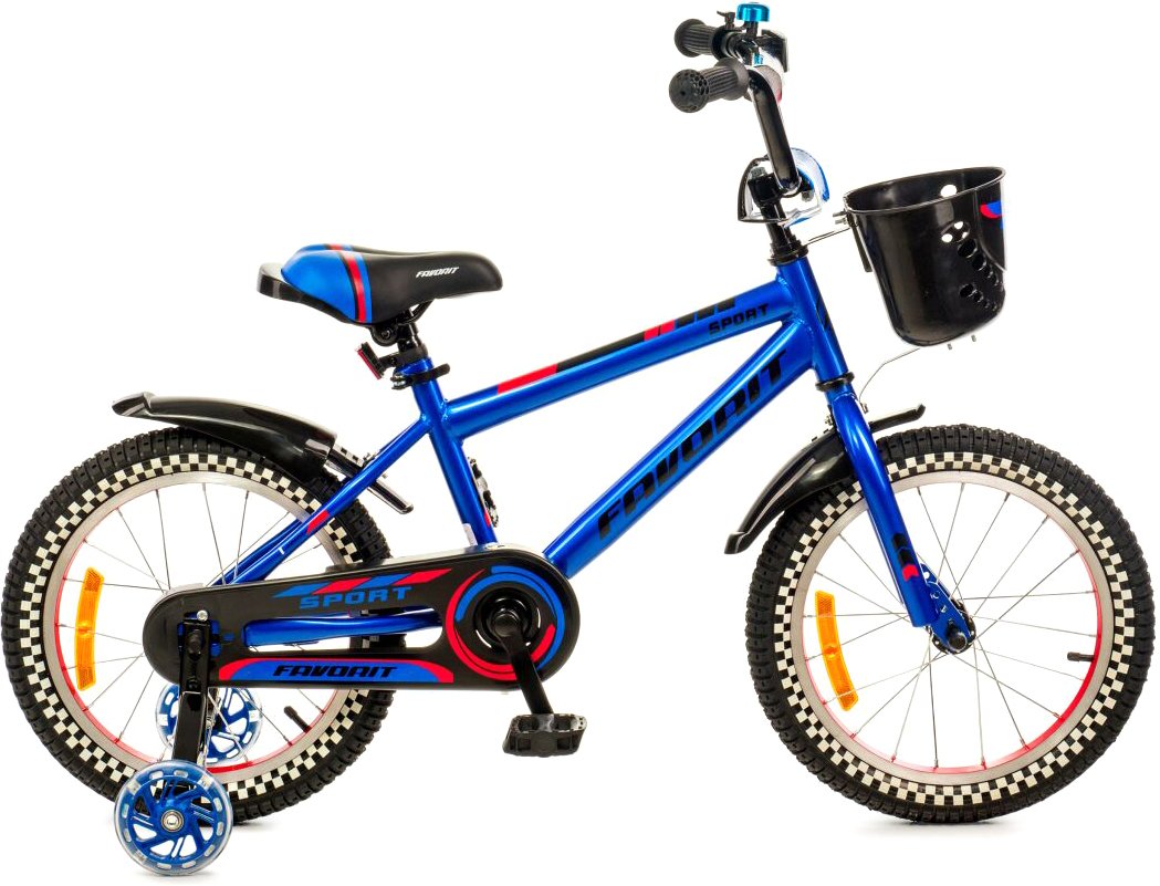 

Детский велосипед Favorit Sport 16 SPT-Y16BL (синий)