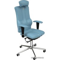 Офисное кресло Kulik System Elegance (с подголовником, светло-синий)