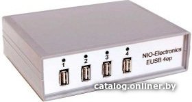 KVM переключатель Nio-Eusb 4EP USB/IP