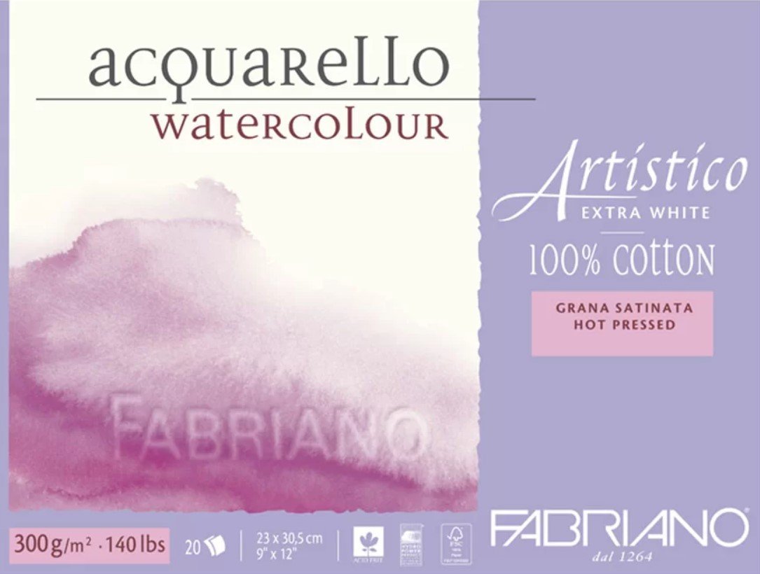 

Набор бумаги для рисования Fabriano Artistico Extra White 19302330/00302330