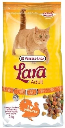 

Сухой корм для кошек Lara Adult Turkey&Chicken 2 кг