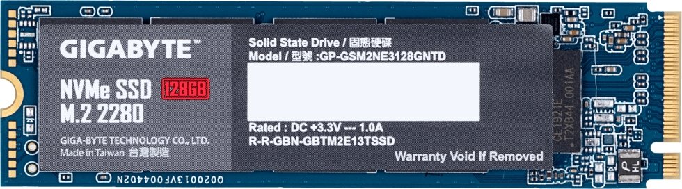 

SSD Gigabyte NVMe 128GB GP-GSM2NE3128GNTD