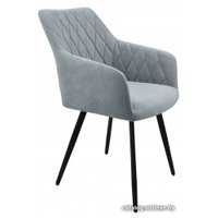 Стул Гальваник Диаманте Лофт (эмаль черный муар/Catania Silver)