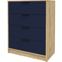 Комод Интерлиния Концепт КТ-К80 Глосс (дуб золотой/индиго)