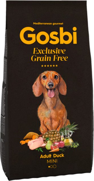 

Сухой корм для собак Gosbi Exclusive Grain Free Adult Duck Mini 7 кг
