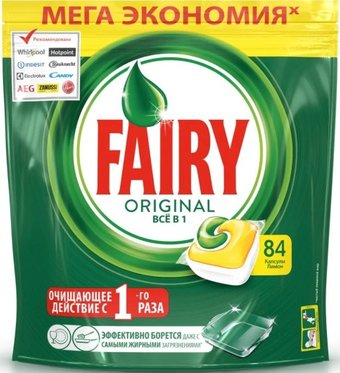 Fairy Original Lemon All in 1 (84 шт)