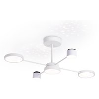 Люстра средней высоты Ambrella light FL51631/4+1 WH