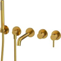 Смеситель Whitecross YSET1240GLB (брашированное золото)