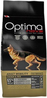 

Сухой корм для собак Optimanova Adult Mobility Chicken & Rice 2 кг