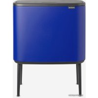 Система сортировки мусора Brabantia Bo Touch Bin 11+23 л (минерально-синий)