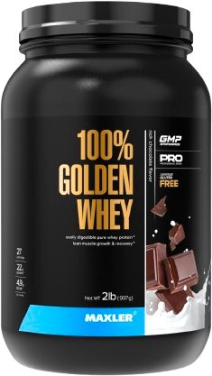 Протеин сывороточный (концентрат) Maxler 100% Golden Whey (насыщенный шоколад, 2270г)