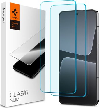 Защитное стекло Spigen Glas.TR Slim для Xiaomi 13 AGL06037 (2шт)