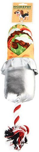 Игрушка для собак Homepet ролл с курицей с пищалкой 80568