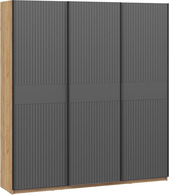 

Шкаф-купе Трия Оскар Хилтон Т2 2100 271141 (ручка черная/дуб крафт золотой/графит матовый)