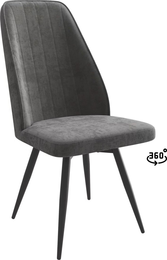 

Стул Мамадома Leonard M-R1 360 (b28 Antracite Lux/черный)