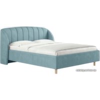 Кровать Сонум Valencia 160x200 (замша голубой)