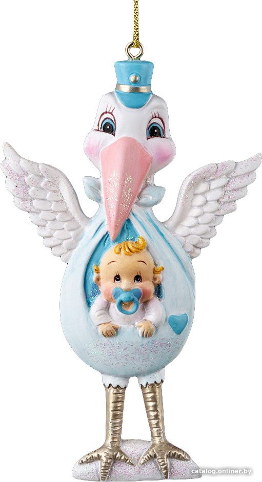 Елочная игрушка Erich Krause Decor Аист с мальчиком 59265