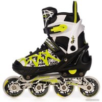 Роликовые коньки Favorit PW-153B-5GN (р. 40-43)