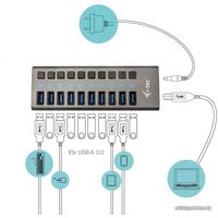 USB-хаб i-tec U3CHARGEHUB10