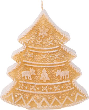 Свеча Bronco 315-358 (белый/золото)