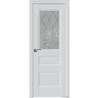 Межкомнатная дверь ProfilDoors 67U L 70x200 (аляска/стекло матовое ромб)