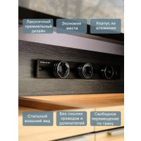 Трековая розетка AVEL шинопровод 150 см + 6 ЕВРО розеток +1 USB (серебристый)