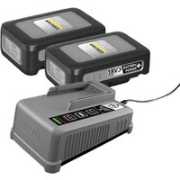 Аккумулятор с зарядным устройством Karcher Battery Power+ 18/30 2.445-072.0 (18В/2x3 Ач + 18В)