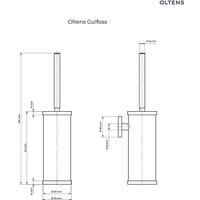 Держатель для ершика Oltens Gulfoss 82100300