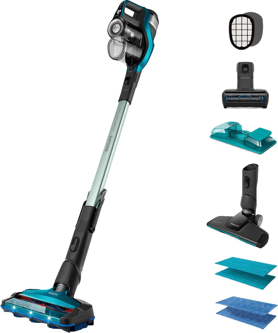 

Вертикальный пылесос с влажной уборкой Philips FC6904/01