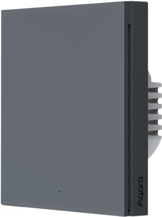

Выключатель Aqara Smart Wall Switch H1 одноклавишный с нейтралью (графит)