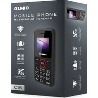 Кнопочный телефон Olmio C16 (черный)