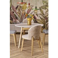 Кухонный стол Halmar Ruben 102-142/102/73 (кашемир/натуральный)