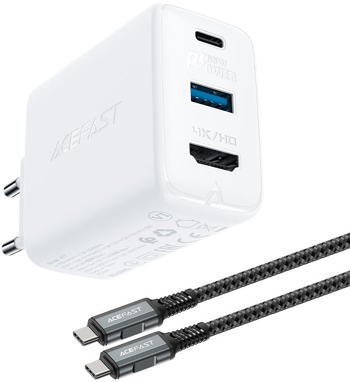 

Док-станция AceFast A17 GaN PD65W EU (белый)