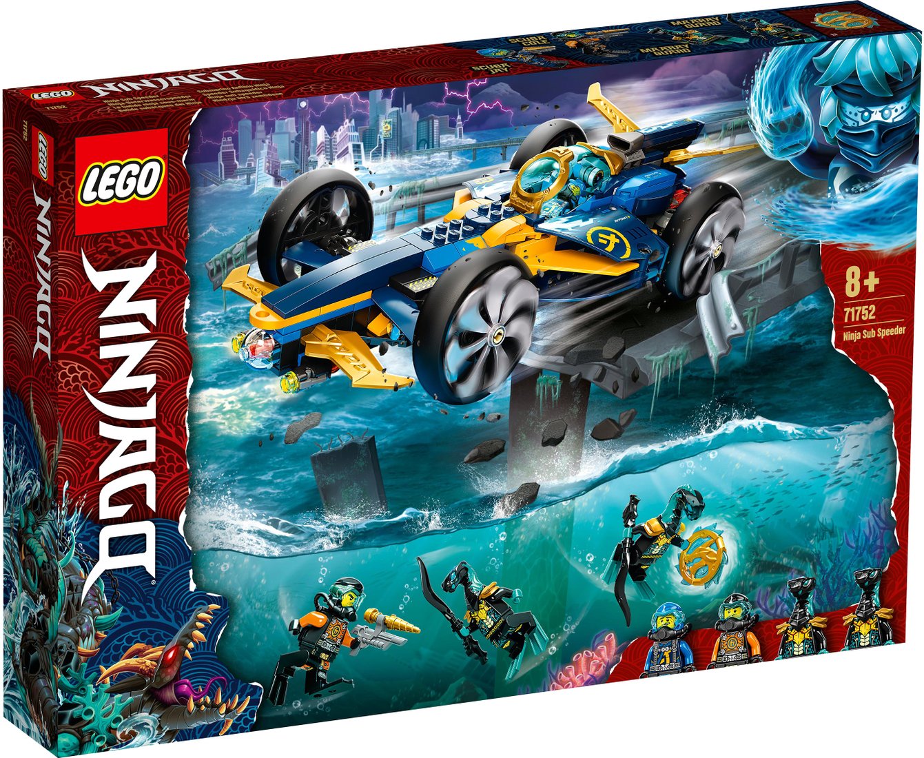 

Конструктор LEGO Ninjago 71752 Спидер-амфибия ниндзя