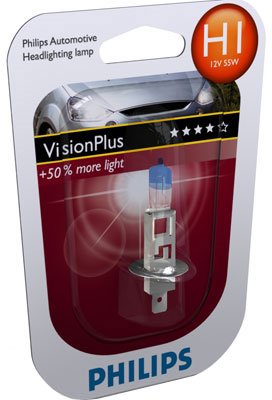 Галогенная лампа Philips H1 Vision Plus 1шт