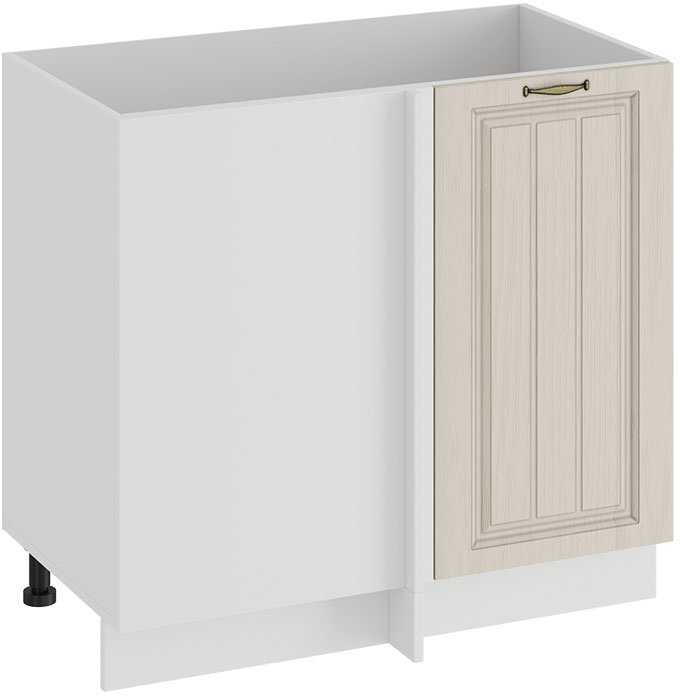 

Шкаф напольный Трия Лина 1Н9У (белый/крем)